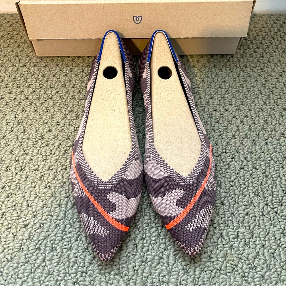 Rothy The Point Taupe Camo